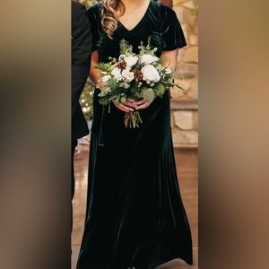 Revelry Bridesmaid Dress and Shawl